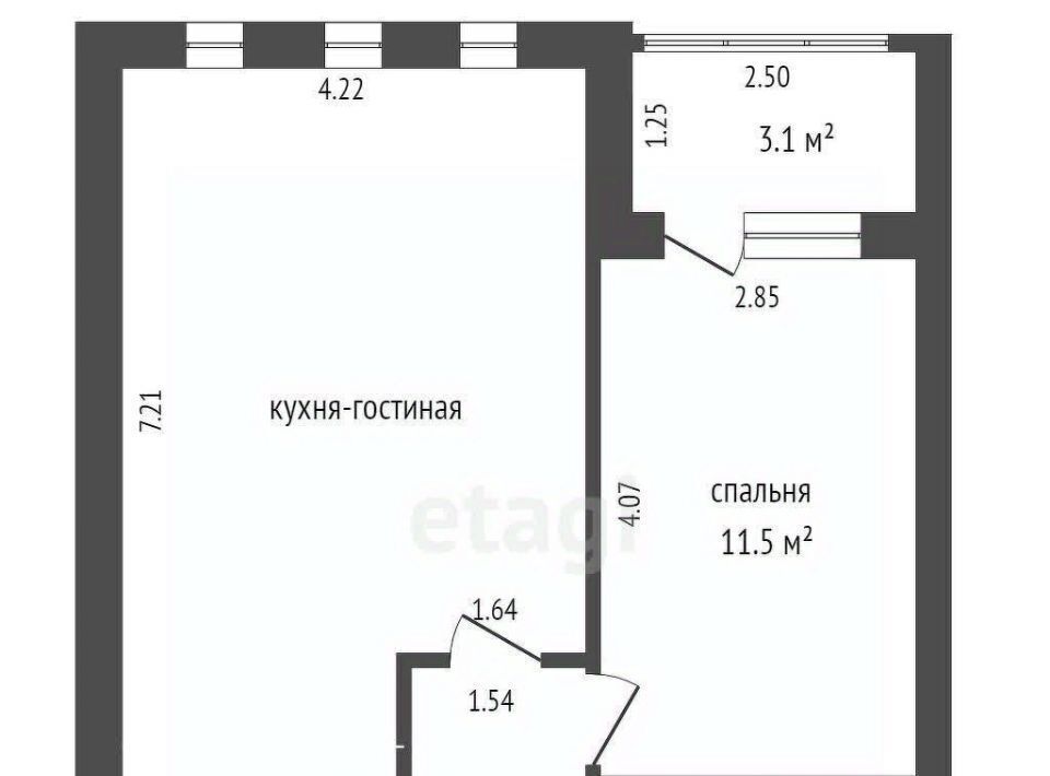 квартира г Нягань ул Интернациональная 35 фото 12