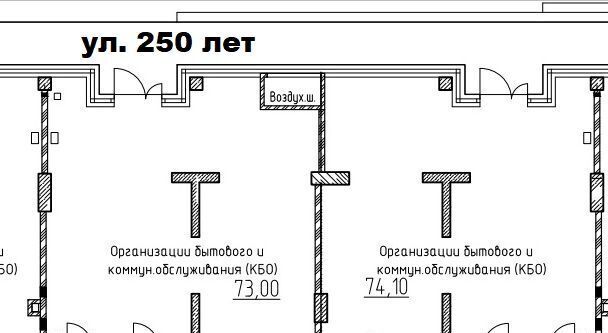 торговое помещение г Челябинск р-н Калининский ул 250-летия Челябинска 27 фото 2