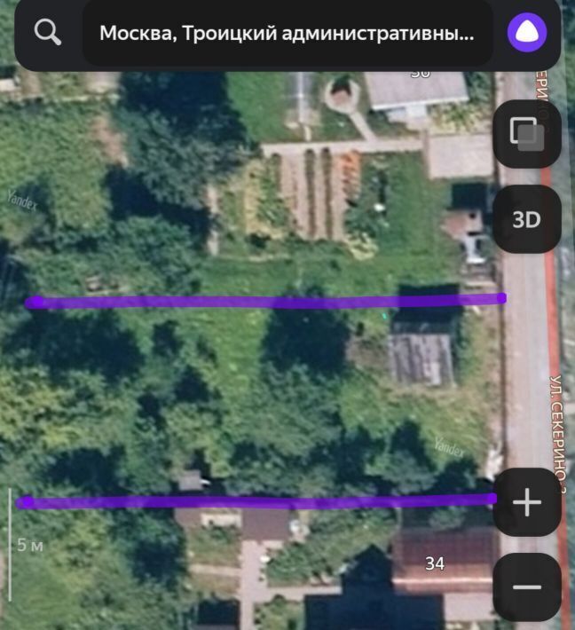 земля г Москва п Михайлово-Ярцевское д Сенькино-Секерино ул Секерино-3 ТиНАО фото 2