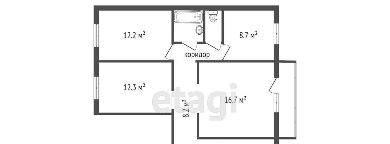 квартира г Красноярск р-н Советский Взлётка ул Батурина 5 фото 26