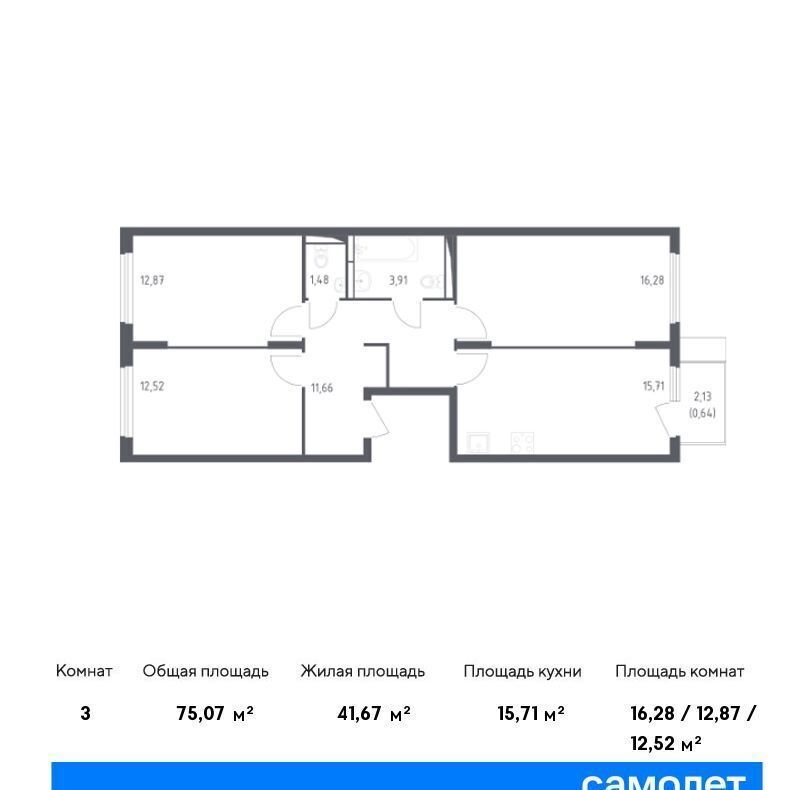 квартира г Москва п Рязановское с Остафьево ЖК Остафьево метро Щербинка метро Бунинская аллея Новомосковский административный округ, к 17 фото 1