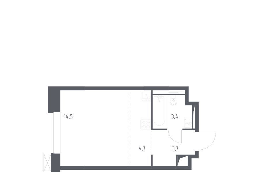 квартира г Москва Давыдково ЖК Верейская 41 4/2 фото 1