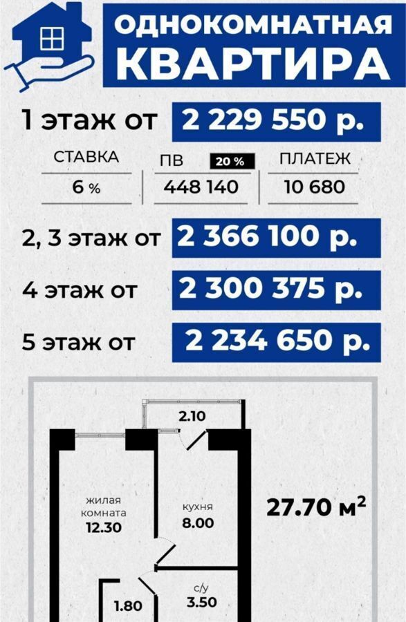 квартира р-н Шпаковский г Михайловск ул Антона Чехова 42 фото 3