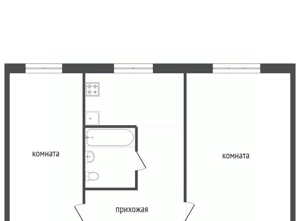 квартира г Красноярск р-н Октябрьский ул 2-я Хабаровская 10 фото 13