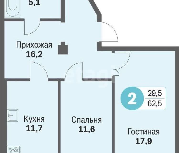 квартира г Липецк ул Свиридова И.В. 10 городской округ Липецк фото 1