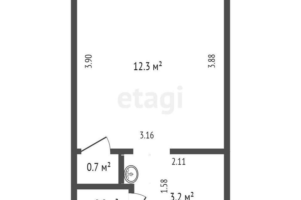 квартира г Стерлитамак ул Худайбердина 170 городской округ Стерлитамак фото 6