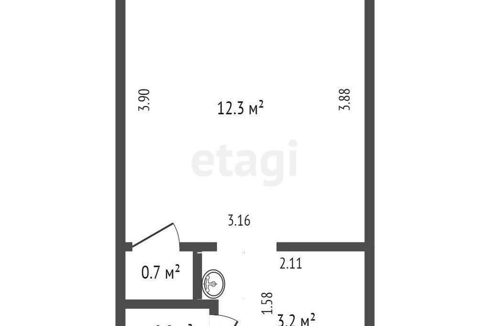 квартира г Стерлитамак ул Худайбердина 170 городской округ Стерлитамак фото 7