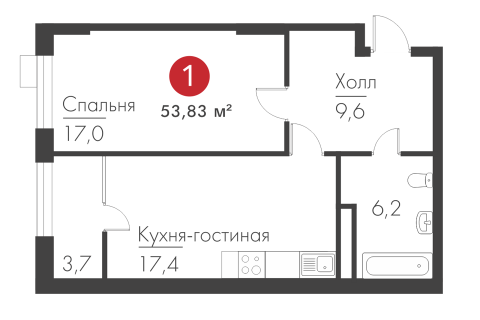 квартира г Самара ул Николая Панова 38 городской округ Самара фото 1