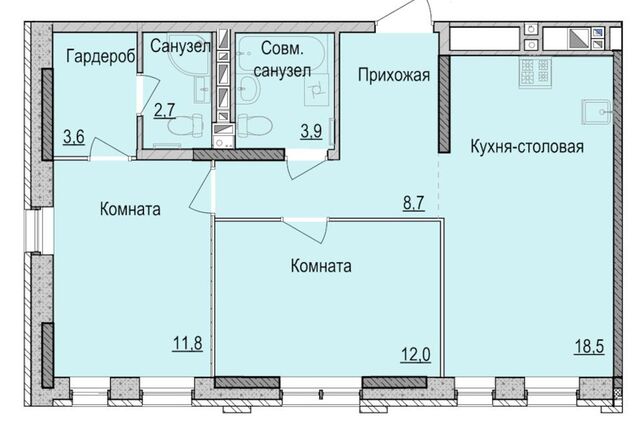 квартира ул им Репина 3/2 городской округ Ижевск фото