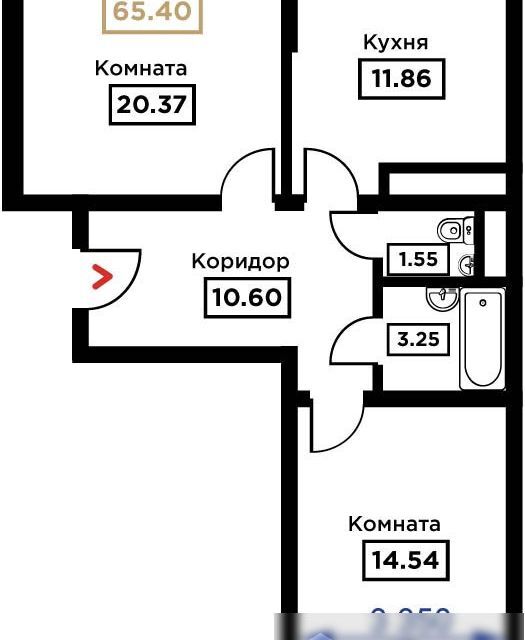 квартира г Краснодар ул Школьная 1 Краснодар городской округ фото 1