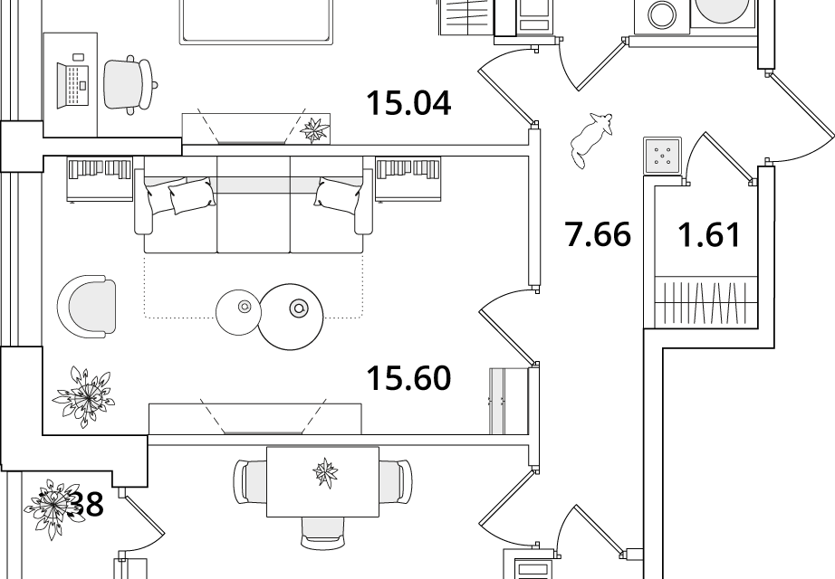 квартира г Санкт-Петербург ул Кубинская 82/2 Московский фото 1