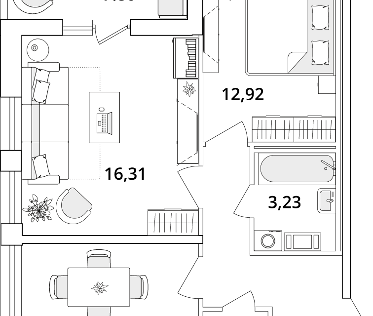 квартира г Санкт-Петербург ул Кубинская 82/2 Московский фото 1