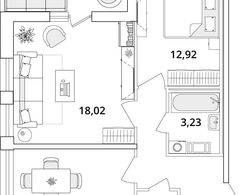 квартира г Санкт-Петербург ул Кубинская 82/2 Московский фото 1