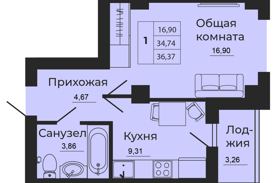 квартира г Батайск городской округ Батайск, Мечта, жилой квартал фото 1