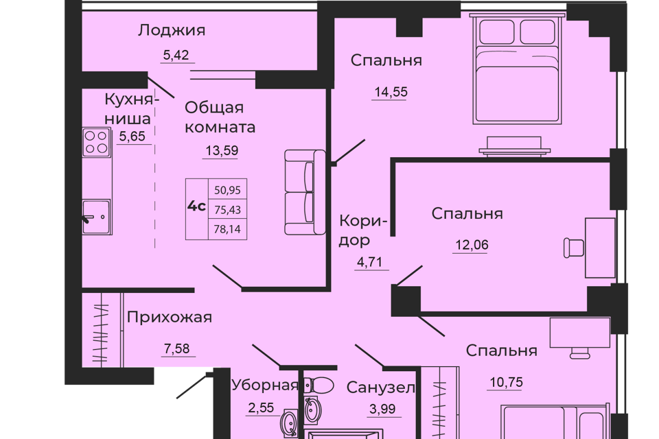 квартира г Батайск городской округ Батайск, Мечта, жилой квартал фото 1