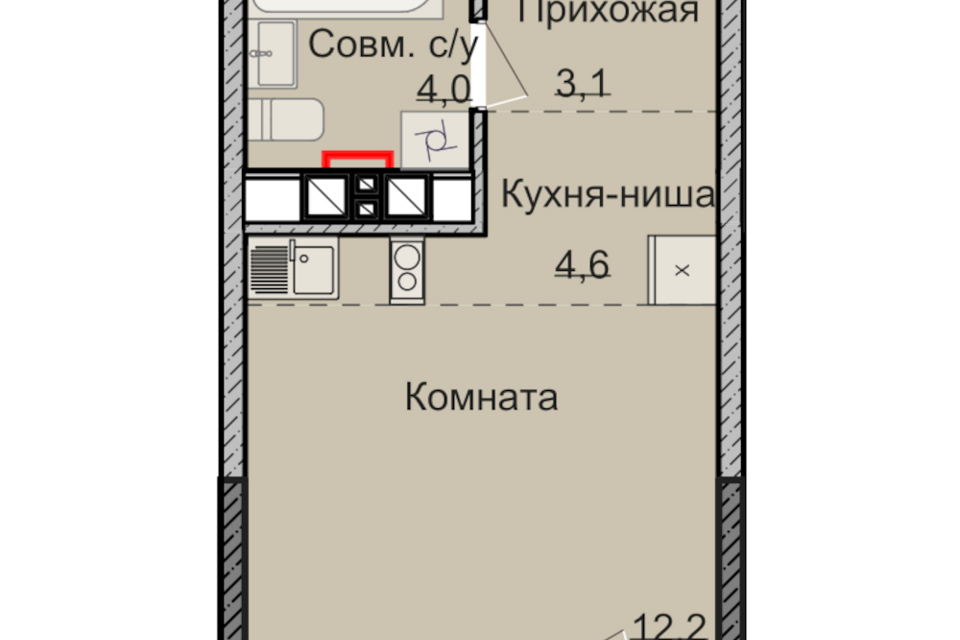 квартира г Ижевск городской округ Ижевск, Машиностроитель фото 1