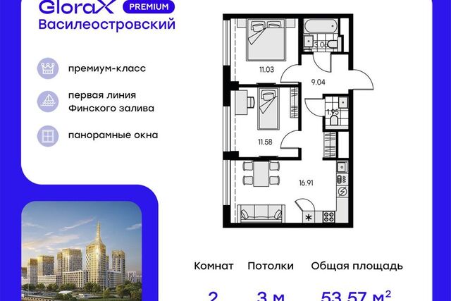 ЖК «GloraX Premium Василеостровский» Василеостровский фото