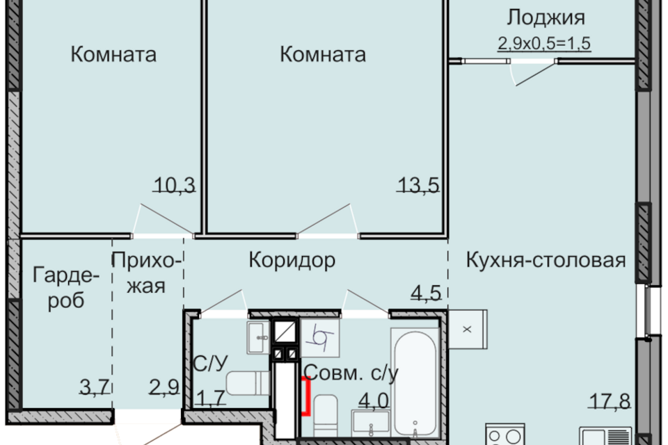 квартира г Ижевск городской округ Ижевск, Машиностроитель фото 1