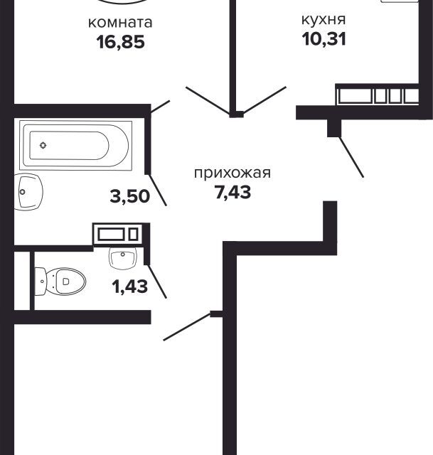 квартира г Краснодар ул Российская 257/7 Краснодар городской округ фото 1