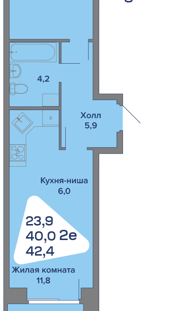 квартира р-н Пермский с Култаево коттеджный посёлок Южный ветер фото 1