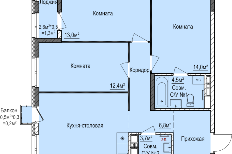 квартира г Ижевск городской округ Ижевск, Буммаш фото 1