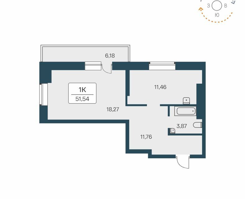 квартира г Новосибирск ул Зорге 229/3 городской округ Новосибирск фото 1