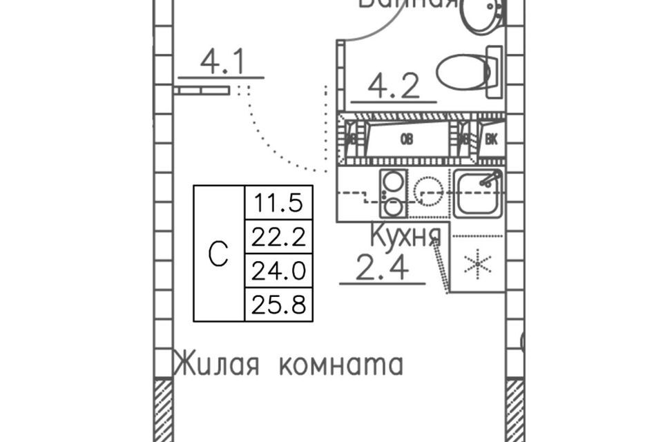 квартира г Владивосток Владивостокский городской округ, жилой комплекс Гринхилс фото 1