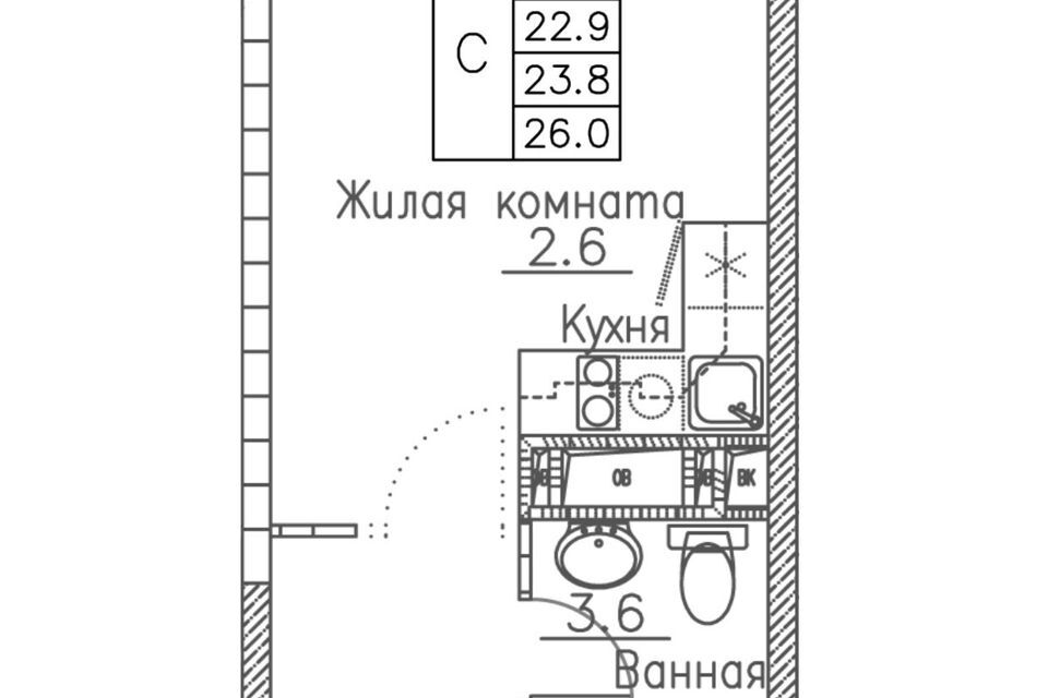 квартира г Владивосток Владивостокский городской округ, жилой комплекс Гринхилс фото 1