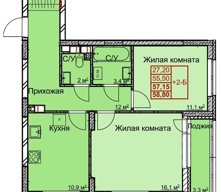 квартира г Нижний Новгород ул Профинтерна 3 городской округ Нижний Новгород фото 1