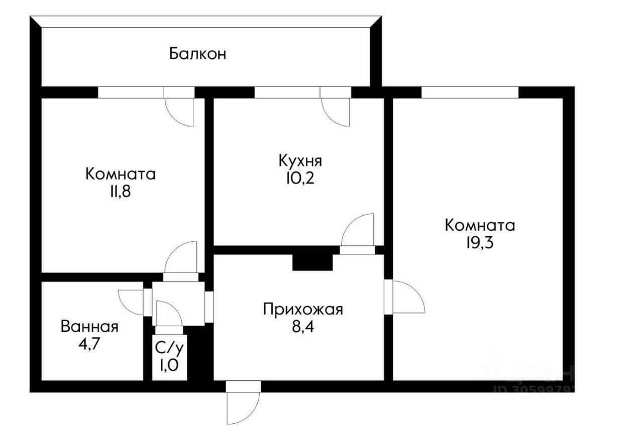 квартира г Краснодар ул Восточно-Кругликовская 48 фото 5