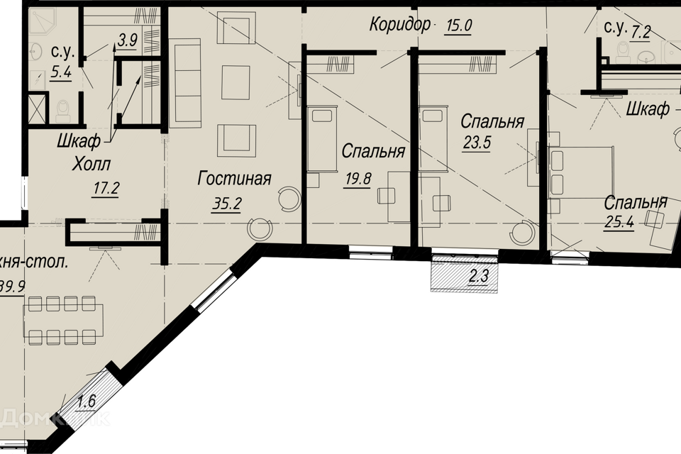 квартира г Санкт-Петербург наб Реки Карповки 27а Петроградский фото 1