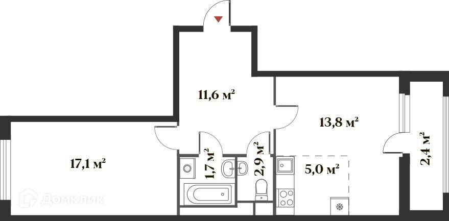 квартира г Красногорск ул Московская 49 микрорайон Опалиха фото 1