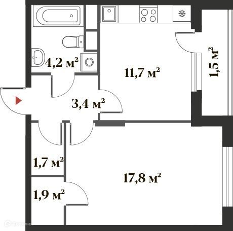 квартира г Красногорск ул Московская 49 микрорайон Опалиха фото 1