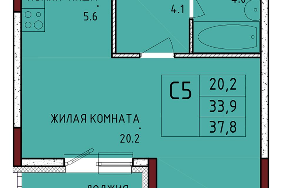 квартира р-н Ленинский с Осиновая Гора муниципальное образование Тула, микрорайон Левобережный фото 1