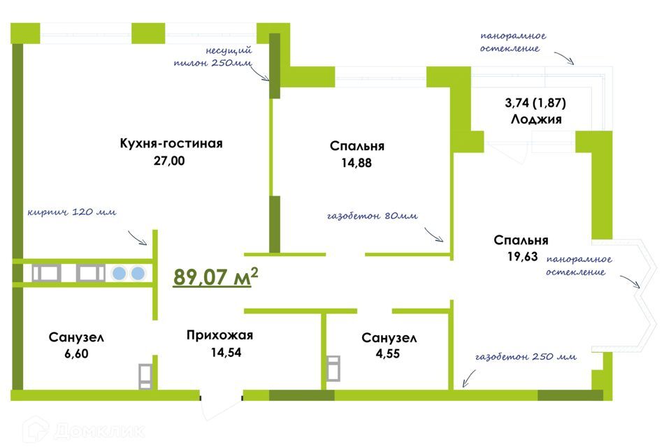 квартира г Астрахань ул Латышева 3б городской округ Астрахань фото 1