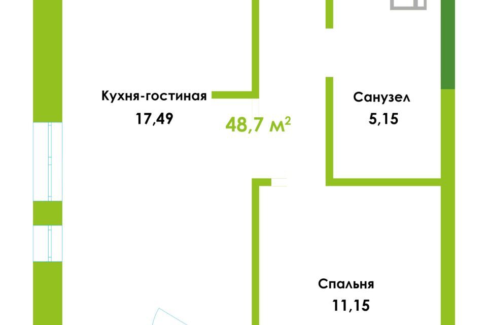 квартира г Астрахань ул Латышева 3б городской округ Астрахань фото 1