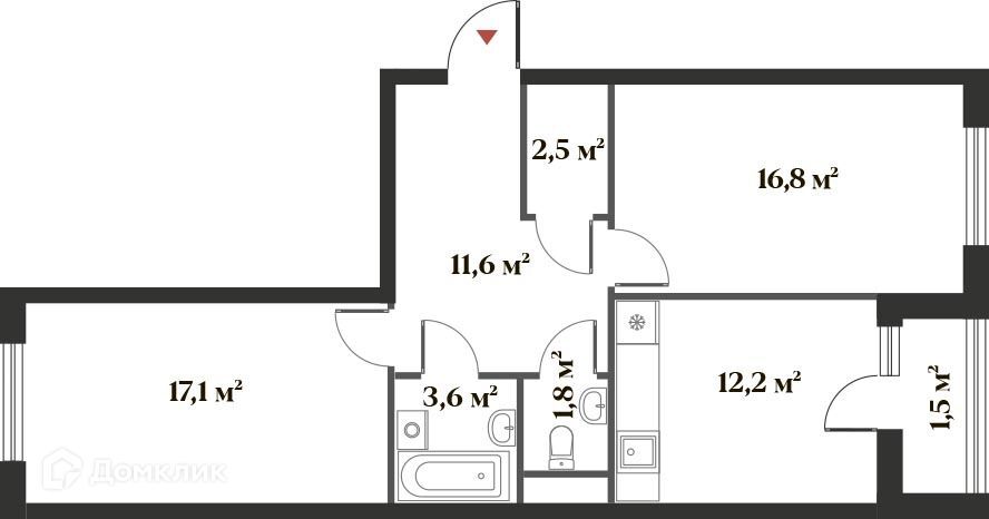 квартира г Красногорск ул Московская 49 микрорайон Опалиха фото 1