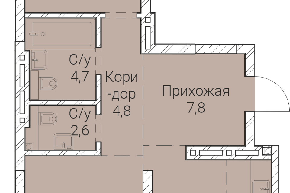 квартира г Новосибирск Заельцовский, городской округ Новосибирск фото 1