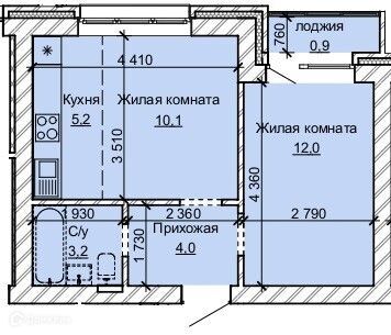 квартира г Барнаул городской округ Барнаул, Сооружение фото 1