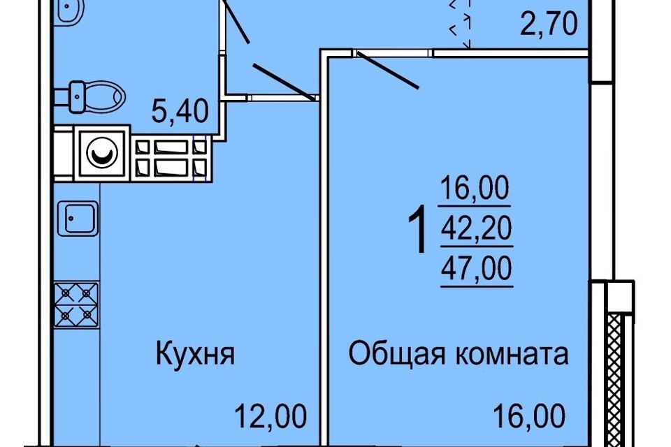 квартира г Тула ул Седова 20 Тула городской округ фото 1