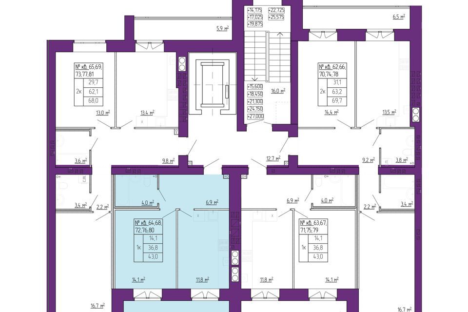 квартира г Кострома ул Профсоюзная 26б городской округ Кострома фото 2