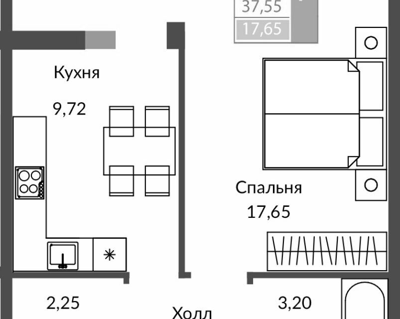 квартира р-н Симферопольский городской округ Просторы фото 1