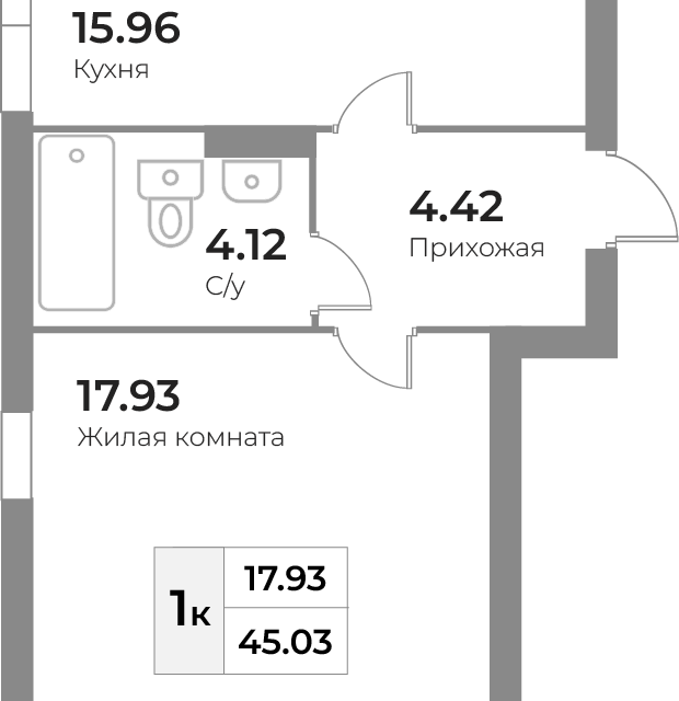 квартира г Калининград городской округ Калининград, Московский фото 1