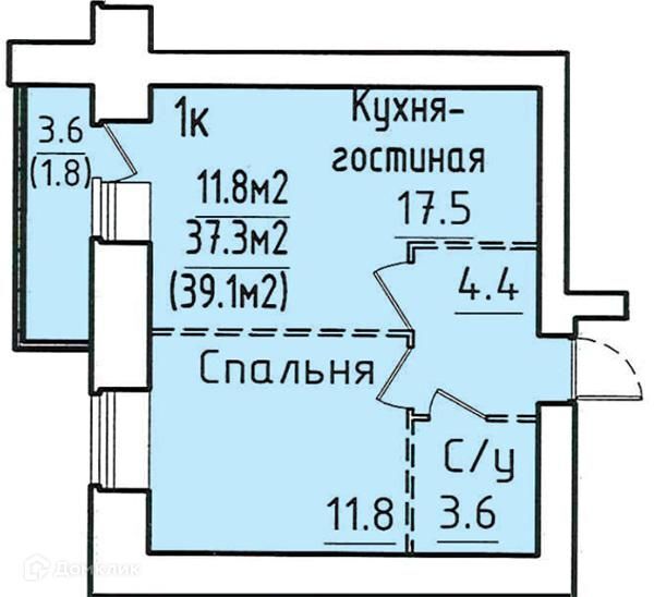 квартира г Вологда городской округ Вологда, Гагарина, 80а к 1 стр фото 1