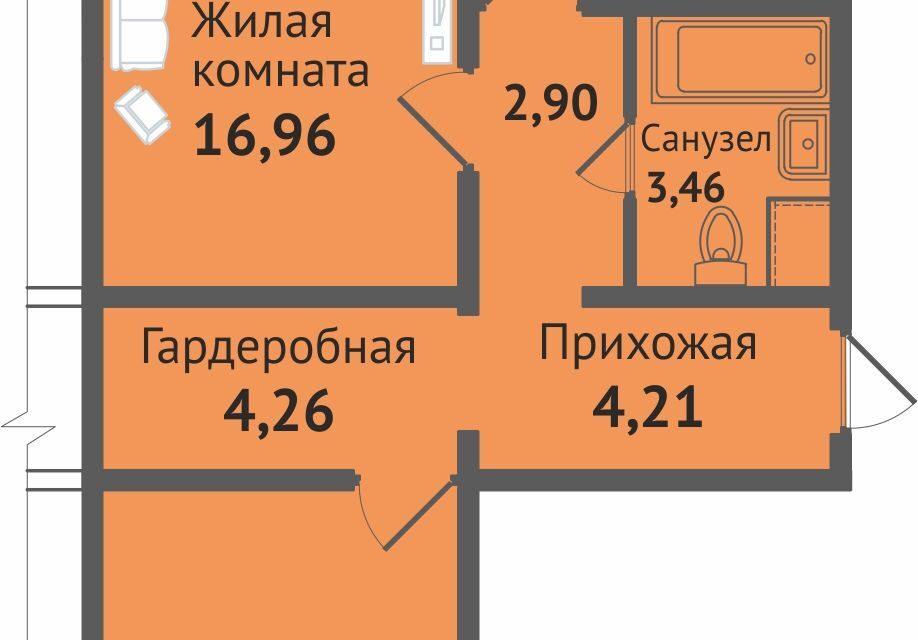 квартира р-н Медведевский пгт Медведево микрорайон Ясная Поляна фото 1