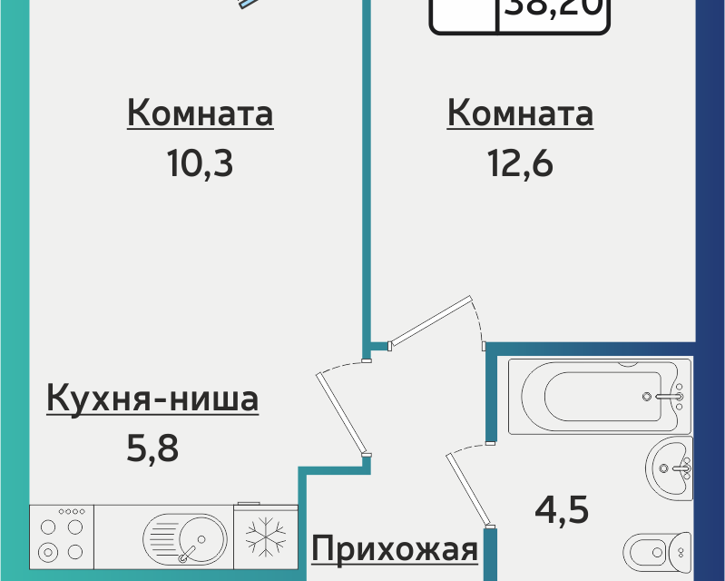 квартира г Ижевск городской округ Ижевск, Строящийся жилой дом фото 1