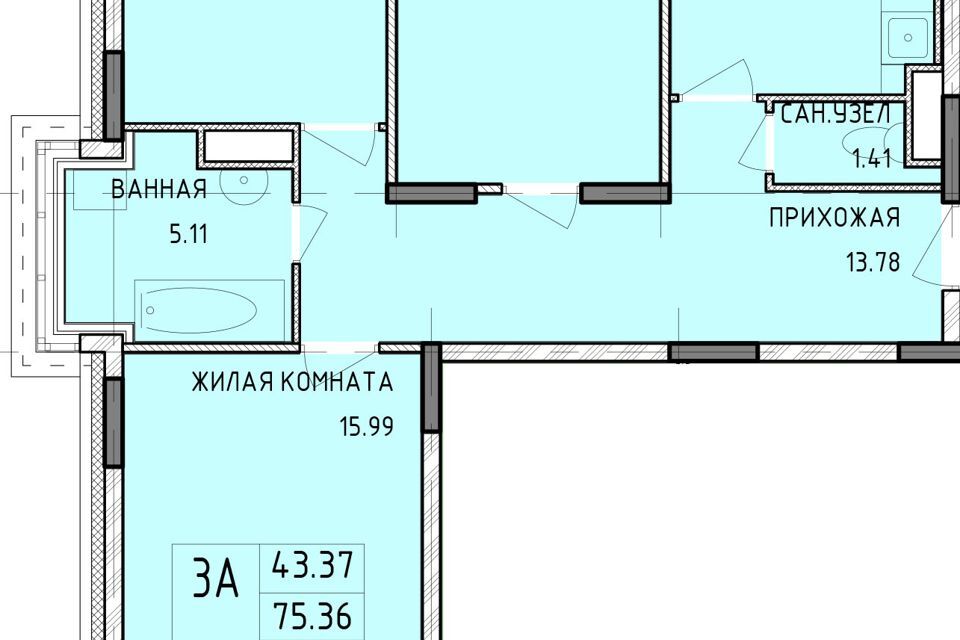 квартира г Тула ул Академика Насоновой 1б Тула городской округ фото 1