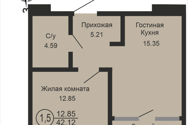 квартира проезд 2-й городской округ Оренбург фото