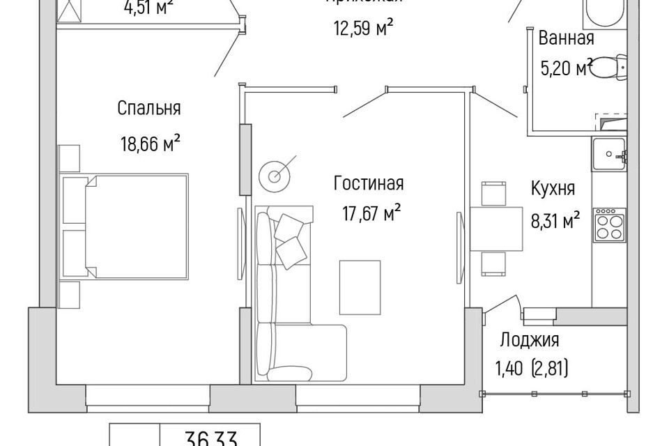 квартира городской округ Красногорск д Бузланово проезд Александра Невского, к 2 фото 1