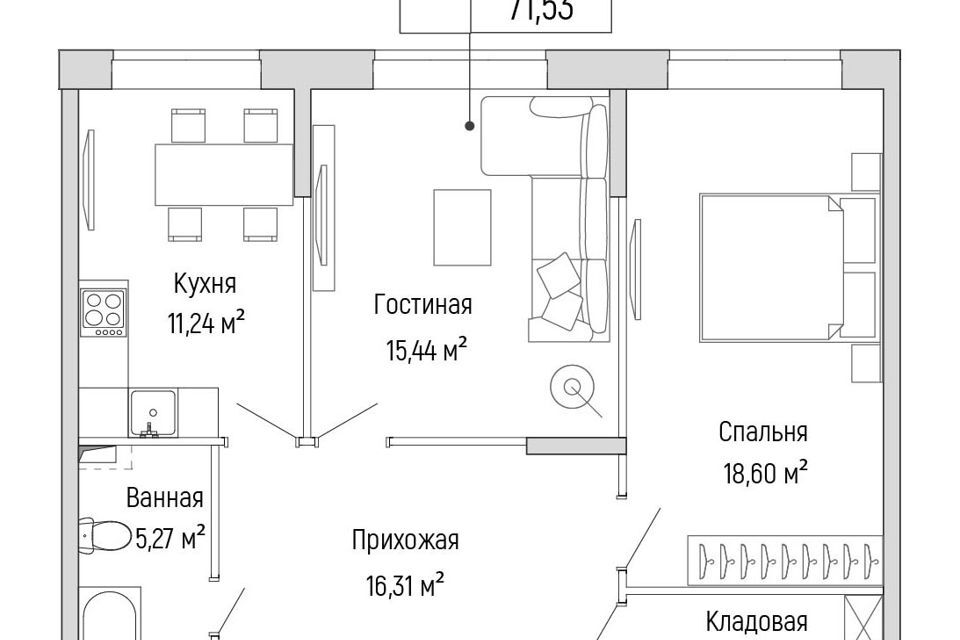 квартира городской округ Красногорск д Бузланово проезд Александра Невского, к 2 фото 1